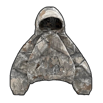 Camo Zip-Hoodie 02138 фото